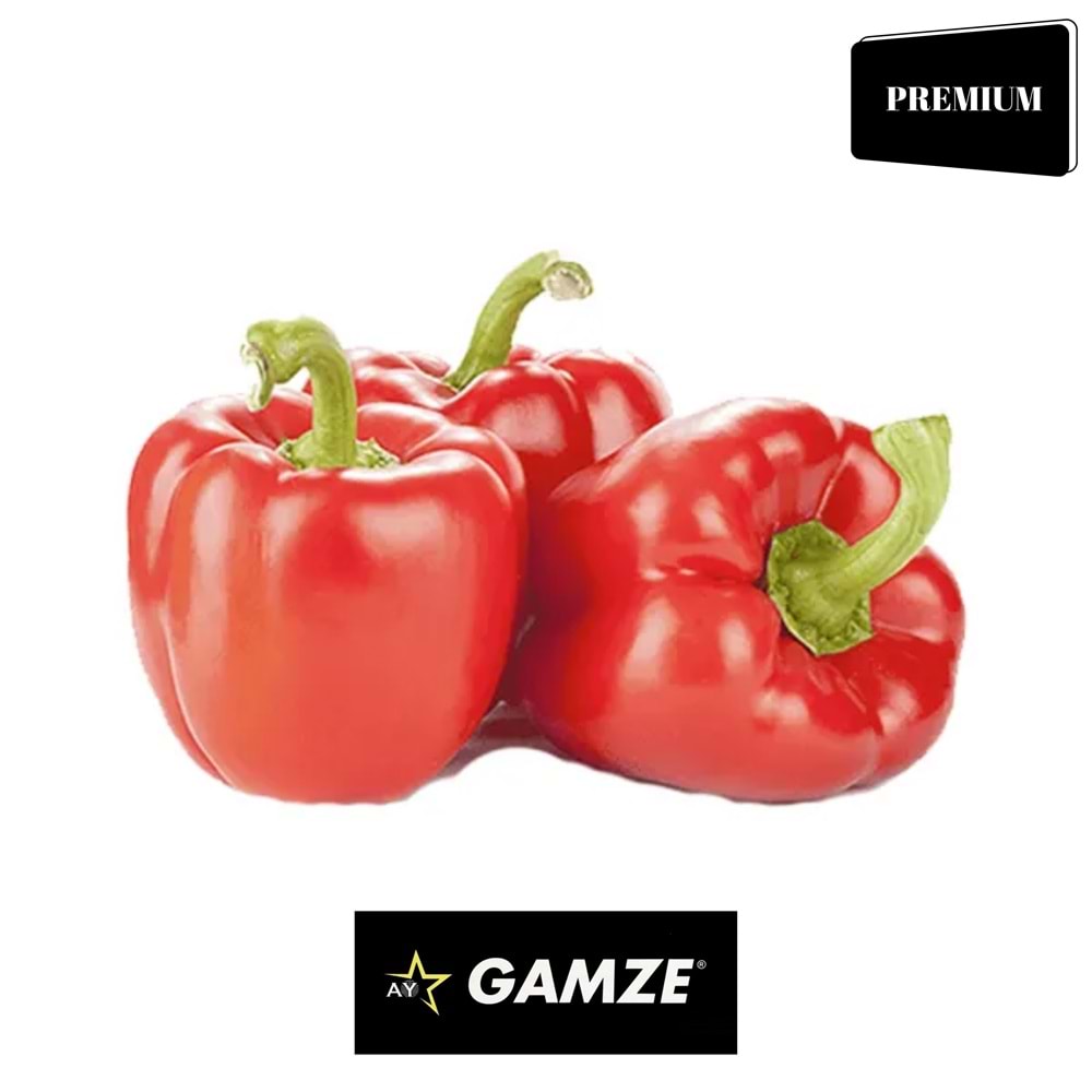 BİBER CALİFORNİA KIRMIZI (GAMZE)